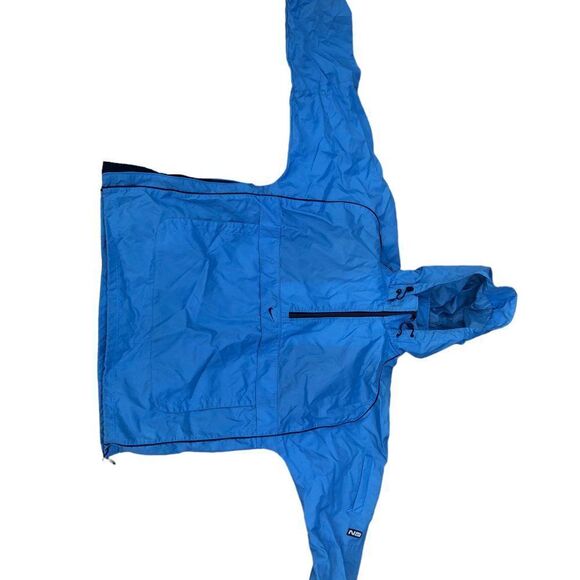 VINTAGE nike jacket windbreaker medium blue BIG SWOOWSH - Picture 3 of 11